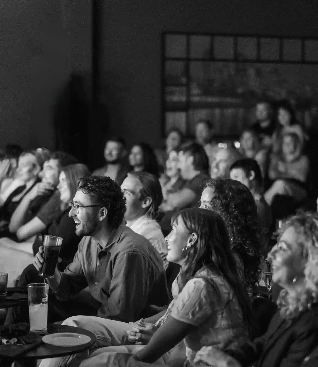 audience laughing during comedy show in perth at Comedy Lounge