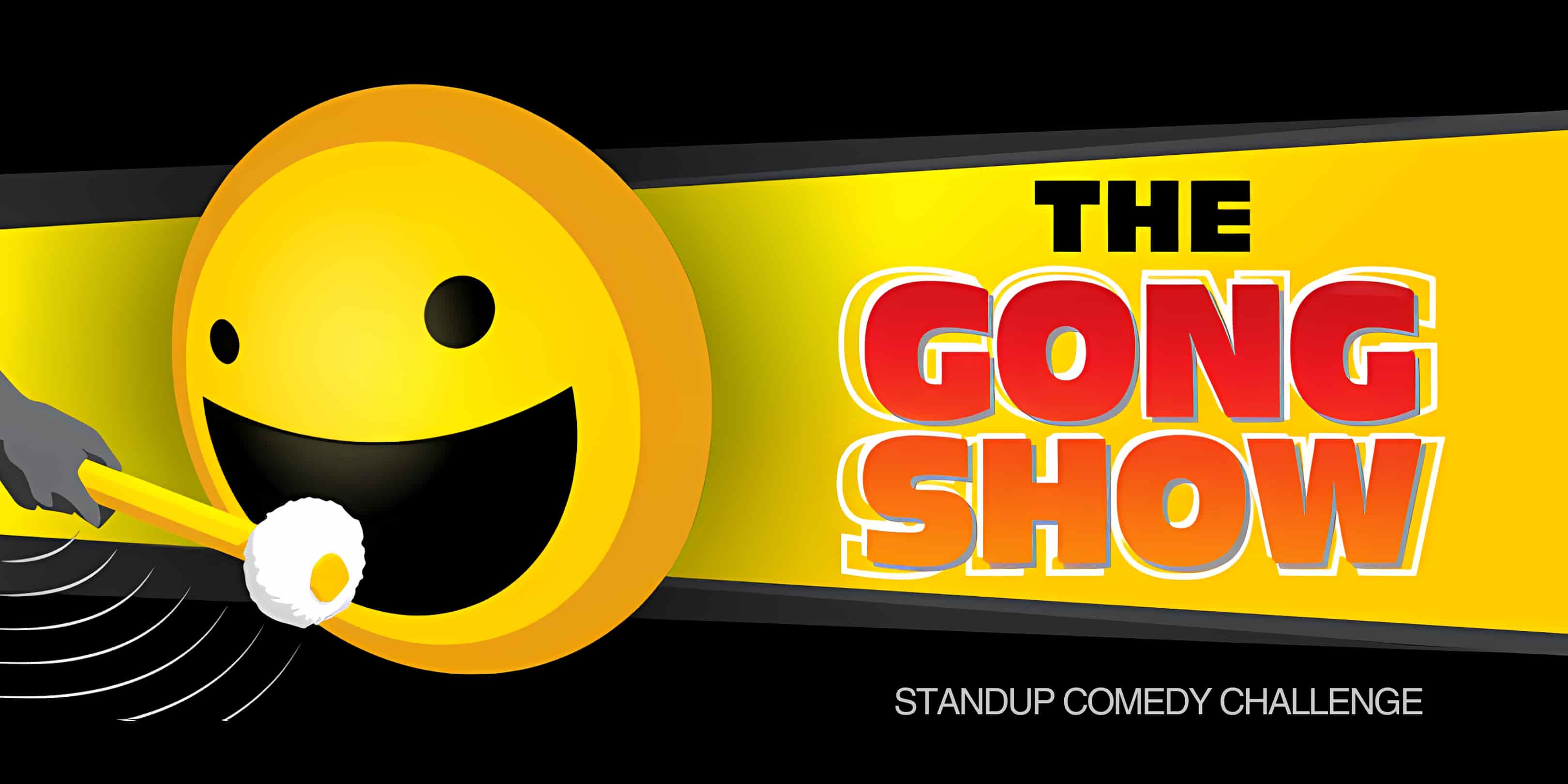 Poster for The Gong Show at Comedy Lounge Perth, featuring live standup comedy every Thursday night.